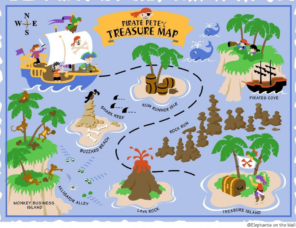 Printable Kids Pirate Treasure Map Free Printable Maps