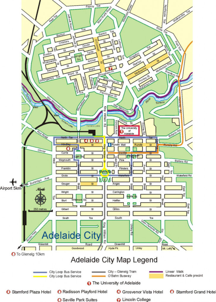 Printable Map Of Adelaide Suburbs