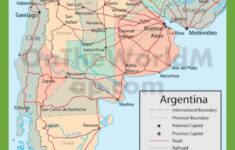 Printable Map Of Argentina Printable Maps