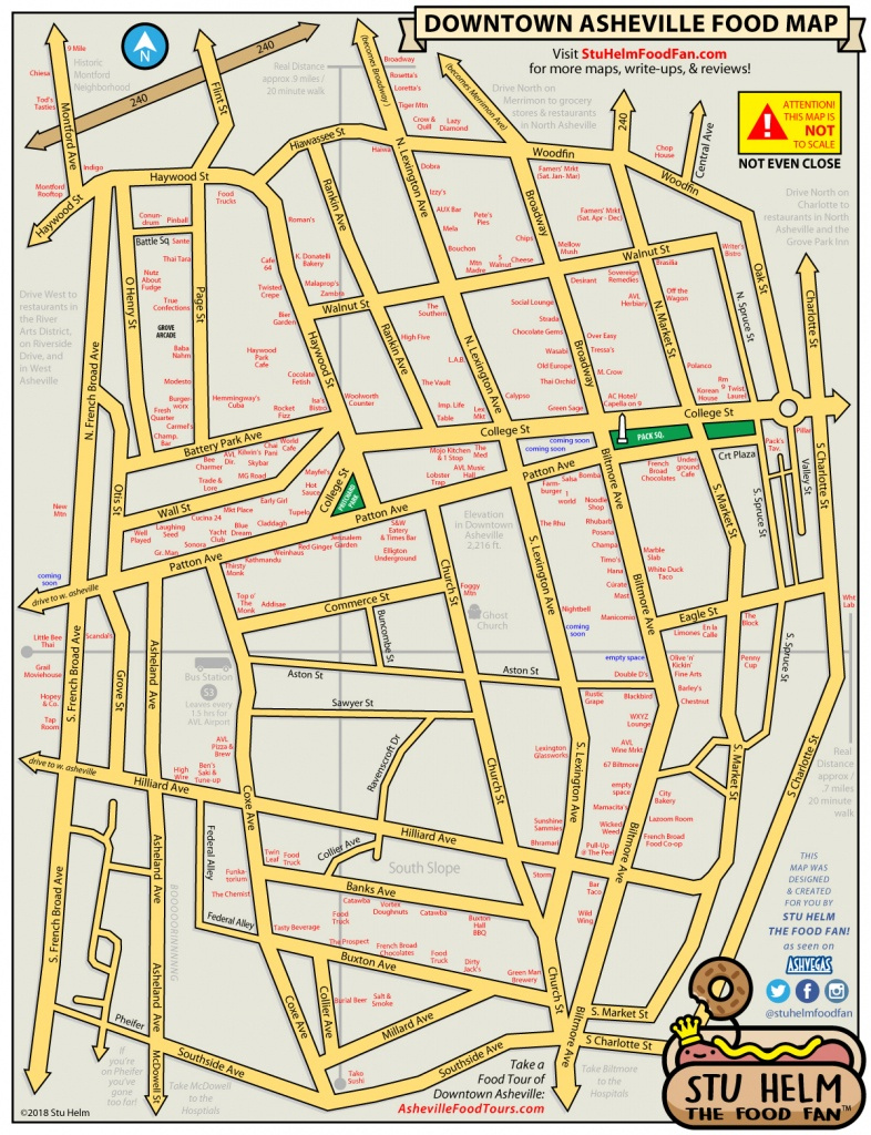 Printable Map Of Asheville Nc Printable Maps