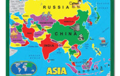 Printable Map Of Asia For Kids Asia The Continent Puzzle Jigsaw Puzzle