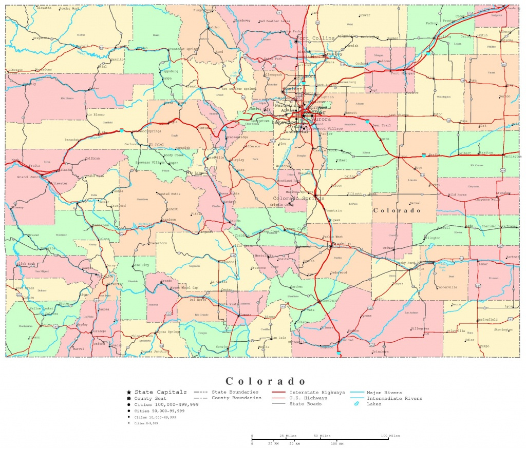 Printable Map Of Colorado Springs Printable Maps