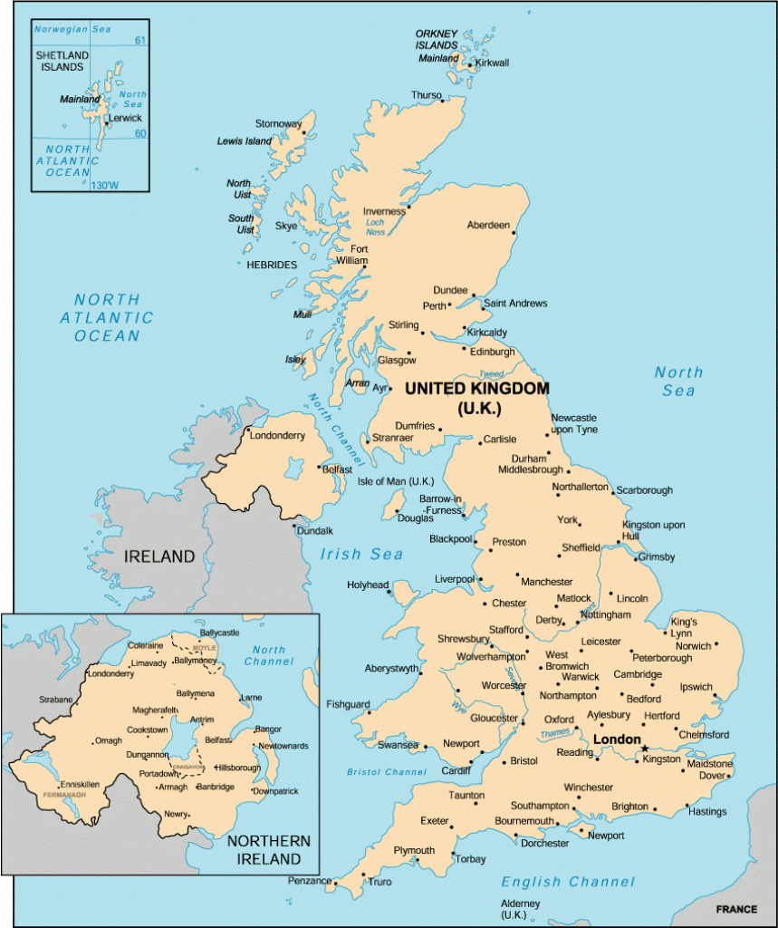 Printable Map Of England With Towns And Cities Printable Maps