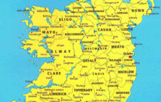 printable map of ireland counties and towns printable maps 4 Printable Map Of Ireland Counties And Towns Printable Maps