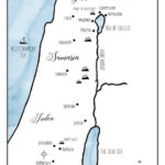 Printable Map Of Israel In Jesus Time