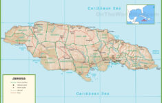 printable map of jamaica printable maps Printable Map Of Jamaica Printable Maps