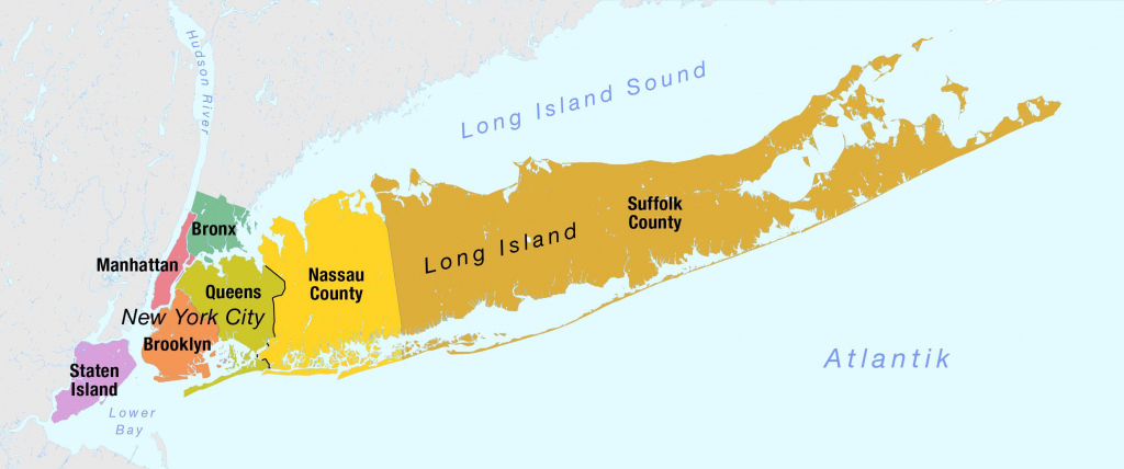 Printable Map Of Long Island Ny Printable Maps