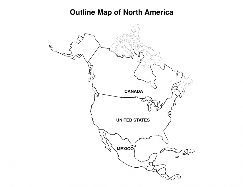Printable Map Of North America For Kids Printable Maps