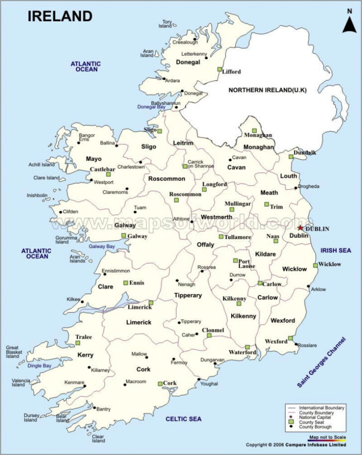 Free Printable Maps Of Northern Ireland