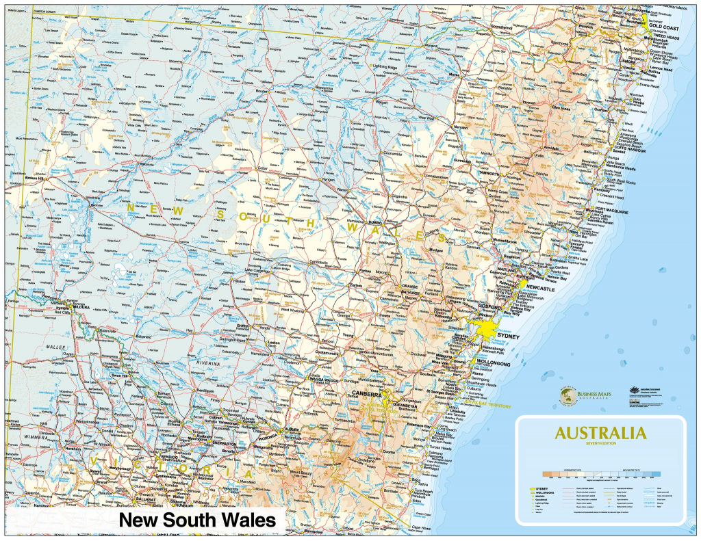 Printable Map Of Nsw Printable Maps