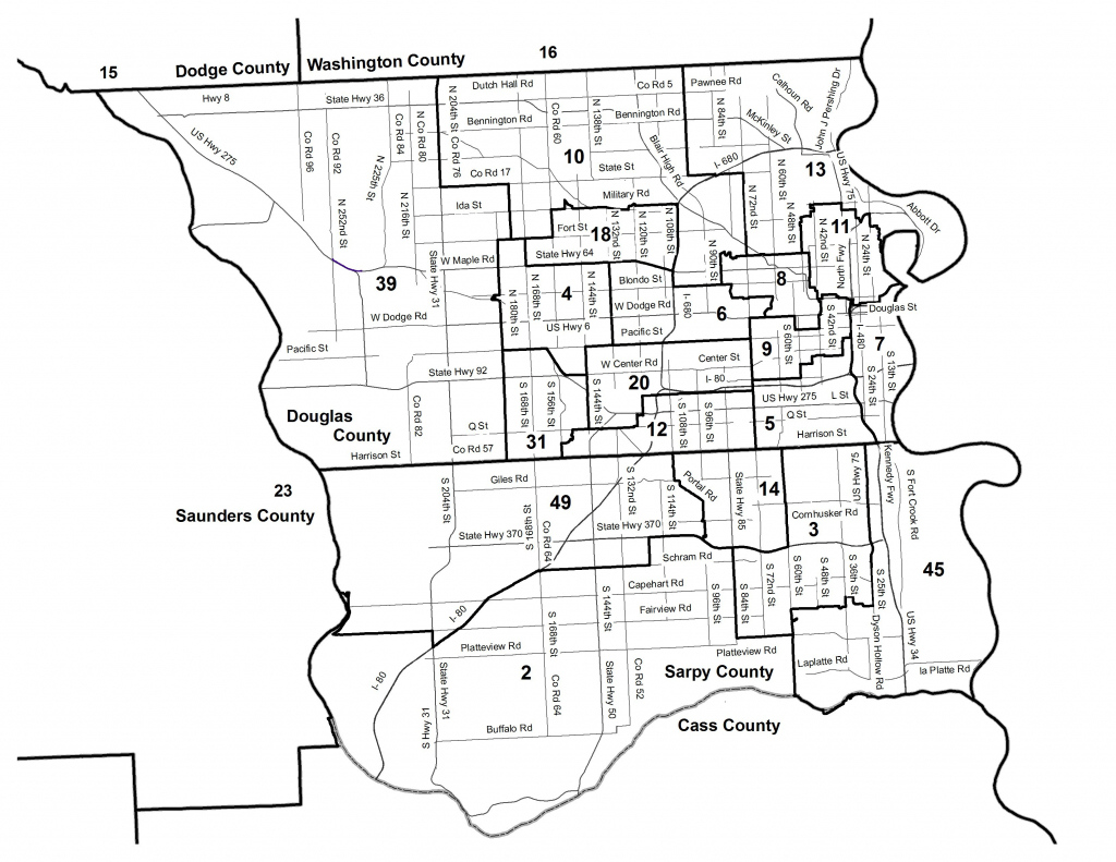 Printable Map Of Omaha With Zip Codes Printable Maps