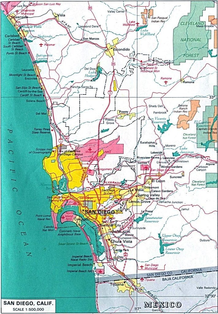 Printable Map Of San Diego County Printable Maps