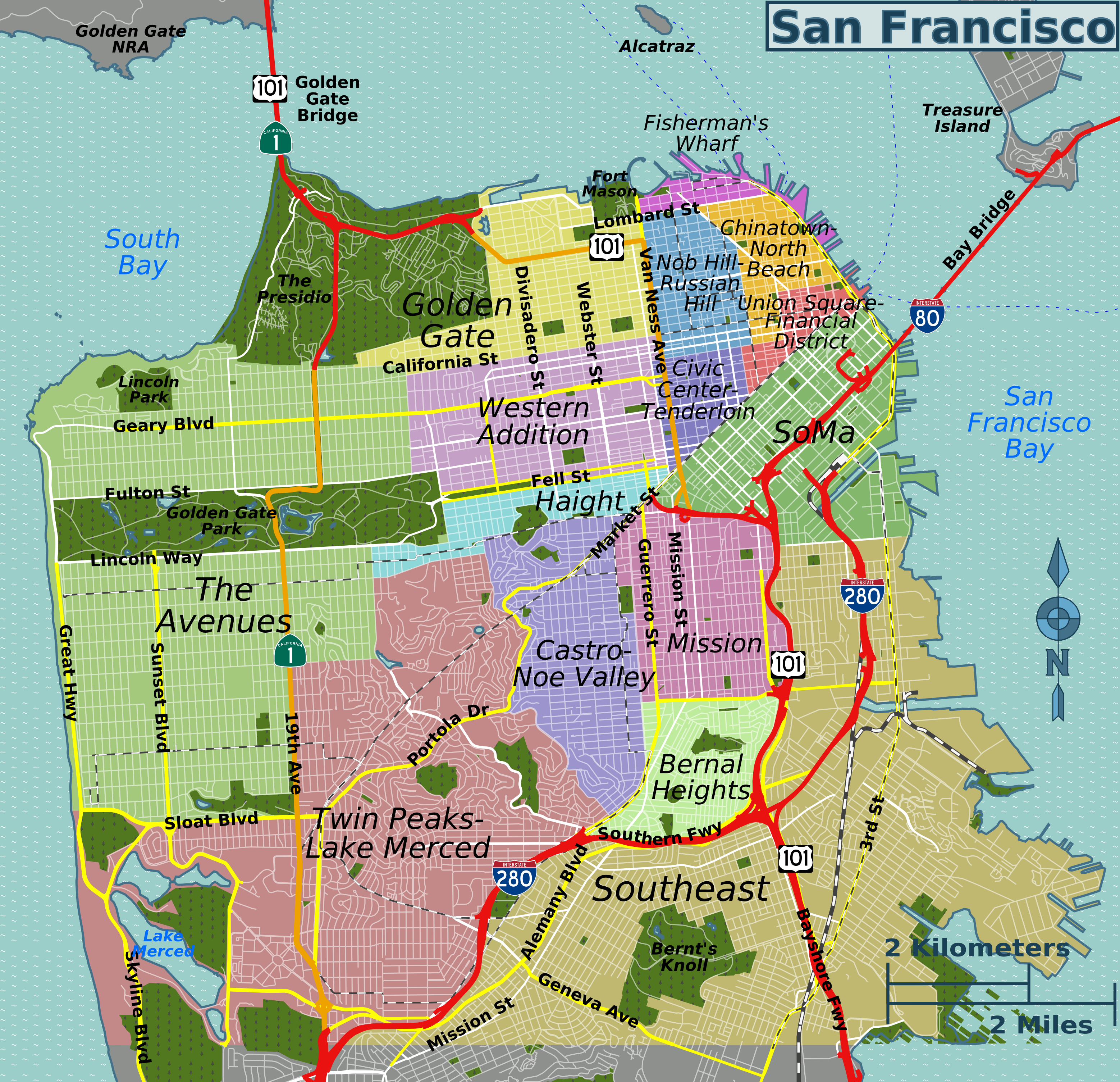 Printable Map Of San Francisco Bay Area Printable Maps