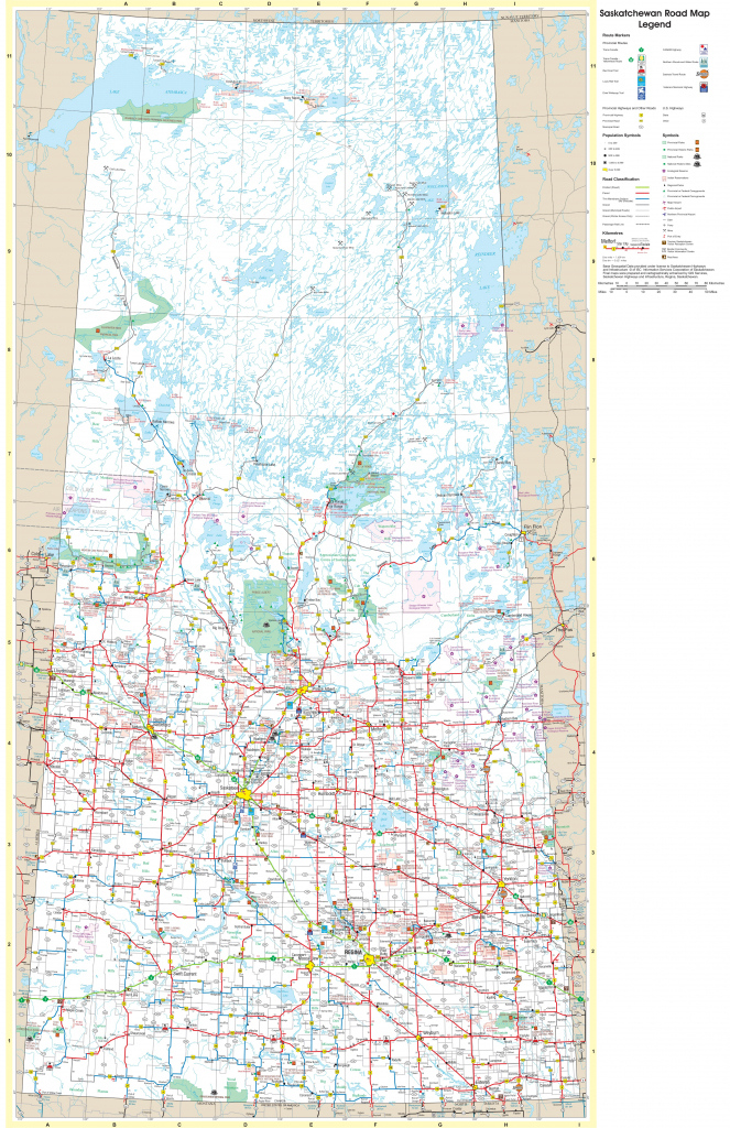 Printable Map Of Saskatchewan Printable Maps