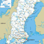 Printable Map Of Sweden Printable Maps
