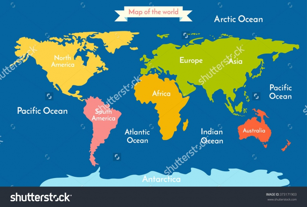 Printable Map Of The 7 Continents And 5 Oceans Adams Printable Map