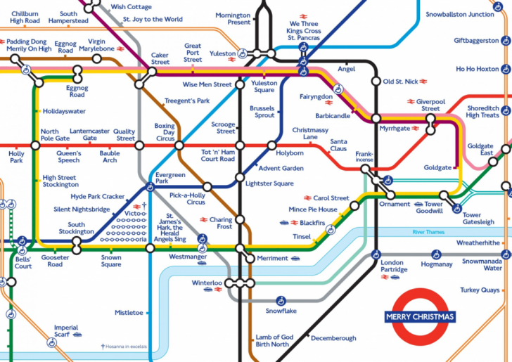Printable Map Of The London Underground
