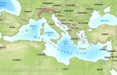 Printable Map Of The Mediterranean Sea Area Printable Maps