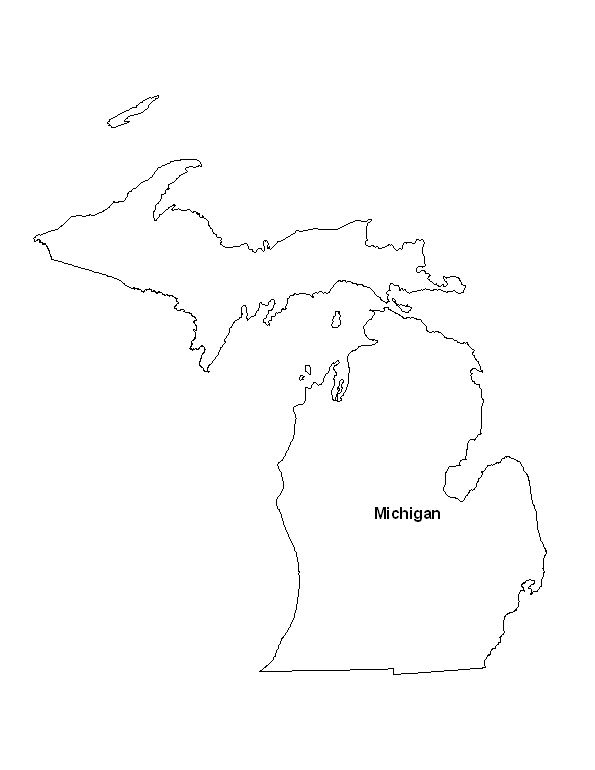 Printable Map Of The State Of Michigan EPrintableCalendars Map 