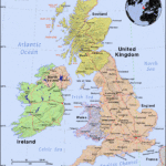 Printable Map UK United Kingdom United Kingdom And Ireland Public
