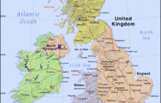 Printable Map UK United Kingdom United Kingdom And Ireland Public