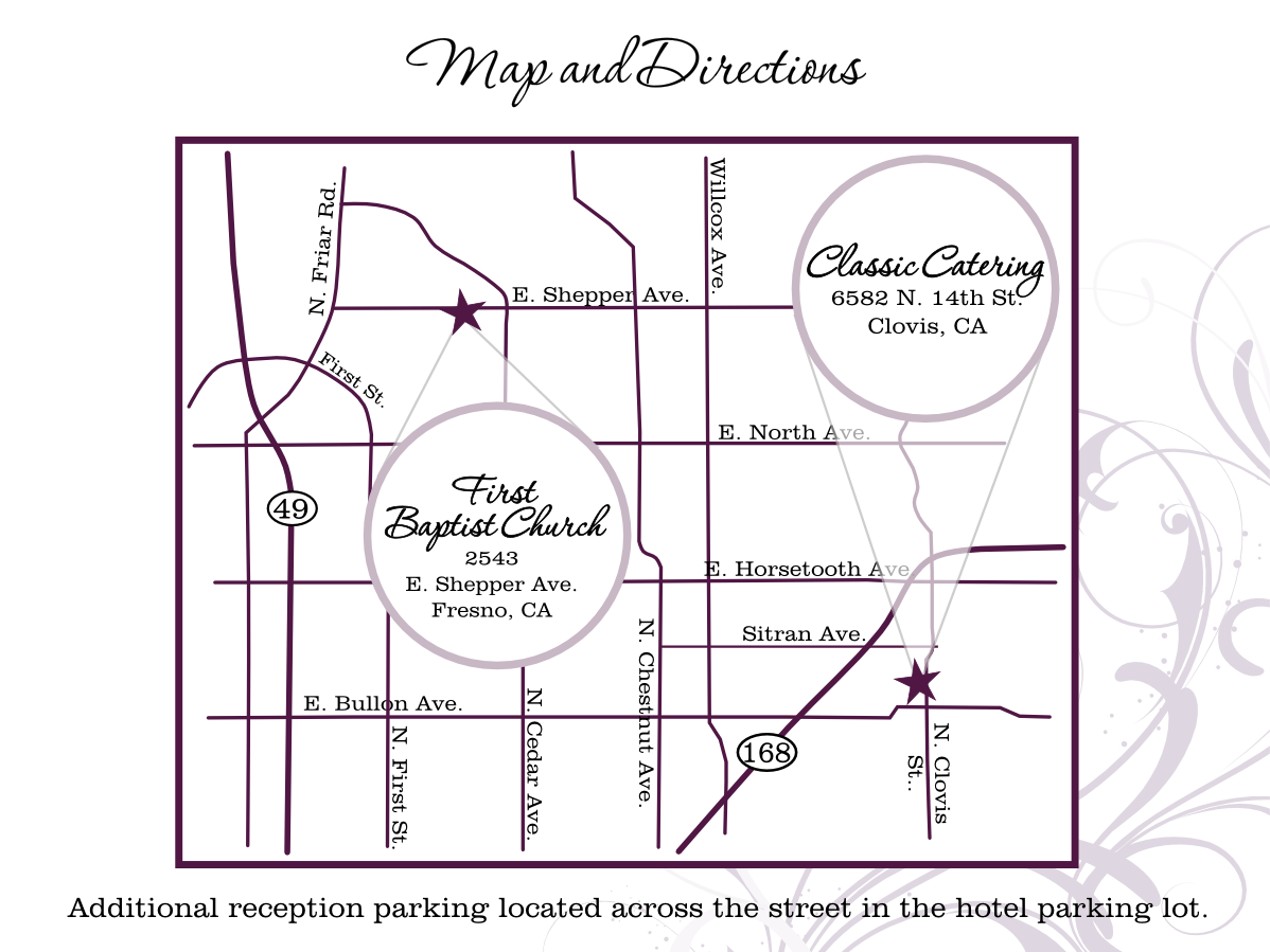 Printable Maps For Wedding Invitation