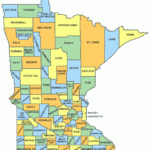 Printable Minnesota Maps State Outline County Cities