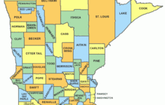Printable Minnesota Maps State Outline County Cities