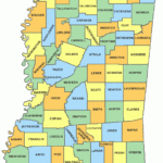 Printable Mississippi Maps State Outline County Cities