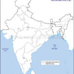 Printable Outline Map Of India Free Printable Maps