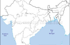 printable outline map of india free printable maps Printable Outline Map Of India Free Printable Maps
