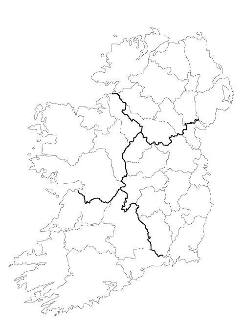 Blank Map Of Ireland To Fill In