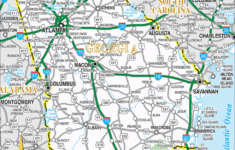 printable road map of georgia usa printable us maps Printable Road Map Of Georgia Usa Printable US Maps