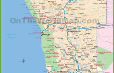Printable Road Map Of Namibia Printable Maps