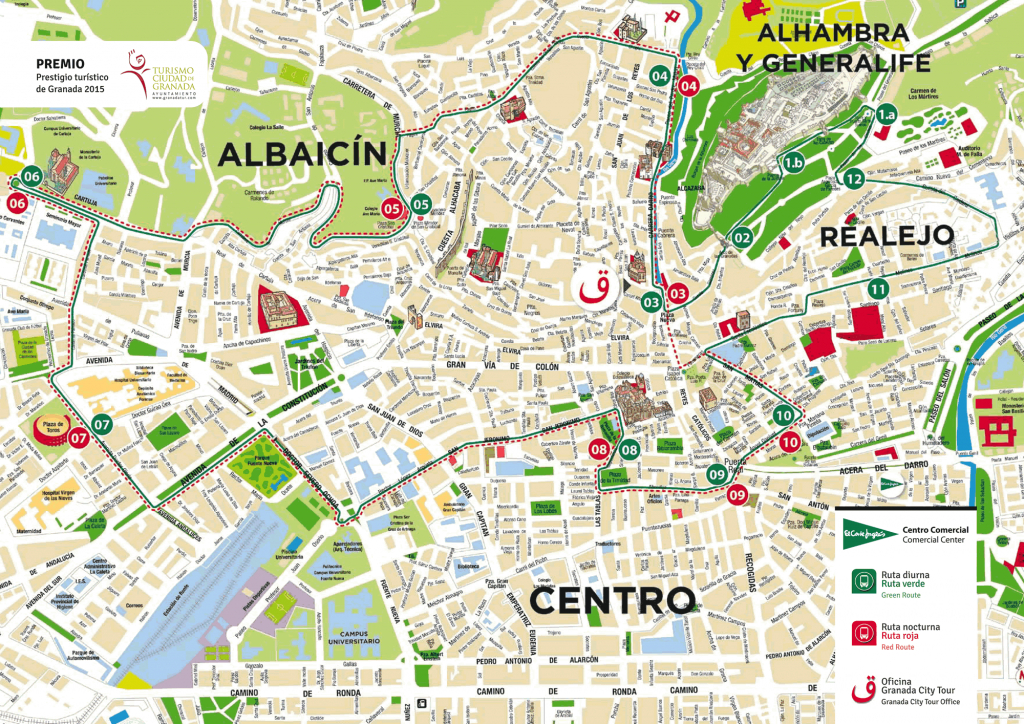 Printable Street Map Of Granada Spain Printable Maps