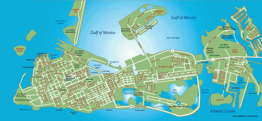 Printable Street Map Of Key West Fl Printable Maps