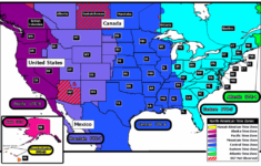 Printable Time Zone Map For Kids Printable Maps