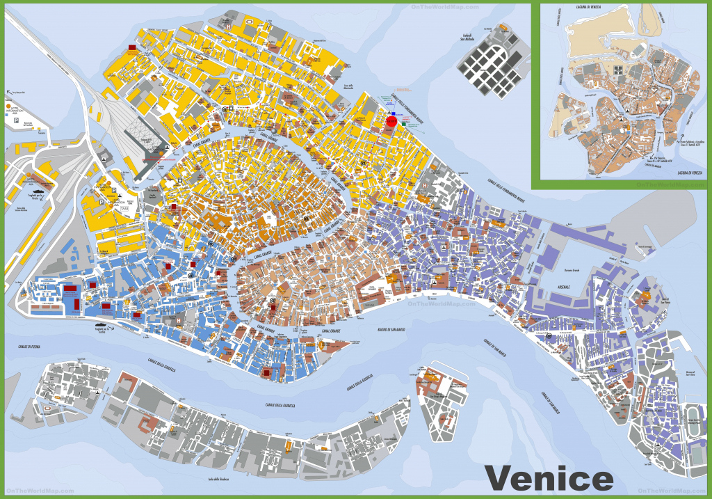 Printable Tourist Map Of Venice Italy Printable Maps