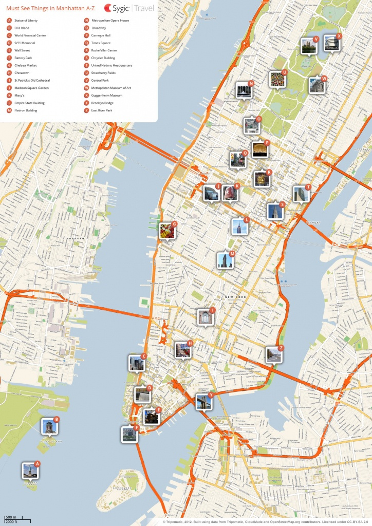 Printable Walking Map Of Midtown Manhattan Printable Maps