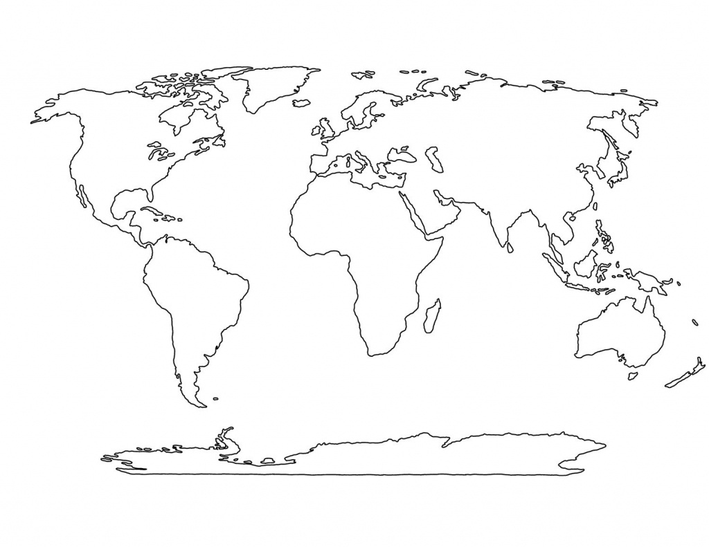 Printable World Map No Labels | Adams Printable Map