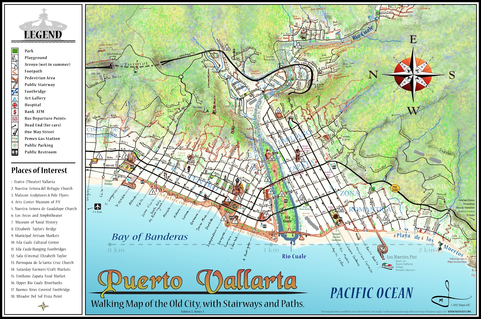 Puerto Vallarta Map