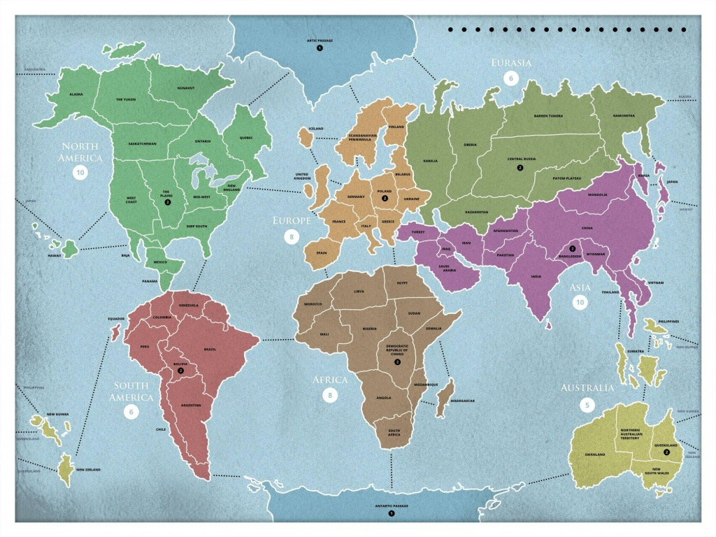 Risk Board Game Printable Map Free Printable Maps