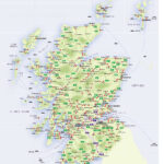 Roadmap Of Scotland Scotland Info Guide