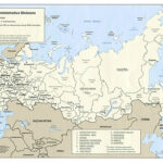 Russia And Asia Blank Printable Map Royalty Free Geography With
