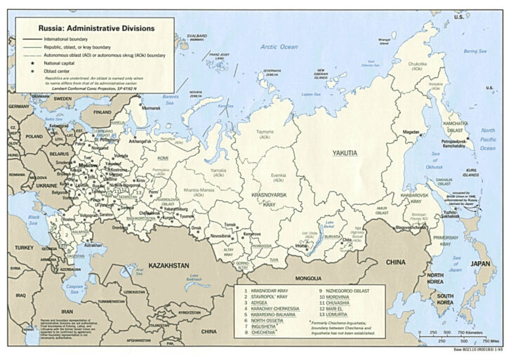 Larprintable Map Of Russiasia