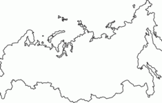 Russia Outline Map