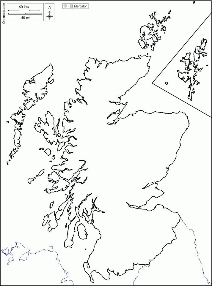 Scotland Free Map Free Blank Map Free Outline Map Free Base Map 