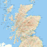 Scotland Offline Map Including Scottish Highlands Galloway Isle Of