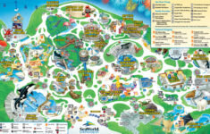 seaworld san diego theme park map san diego ca mappery SeaWorld San Diego Theme Park Map San Diego CA Mappery