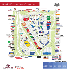 Map South Edmonton Common